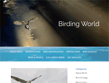 Tablet Screenshot of birding-world.com